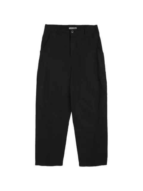 YMC button-detail trousers Black U4AAK