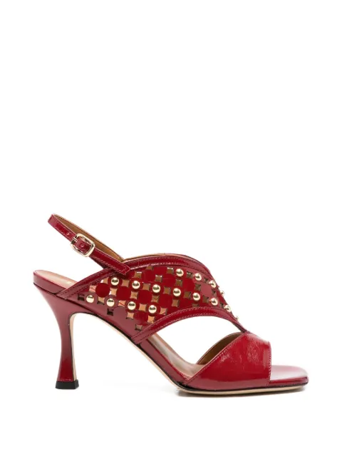 Evaluna stud-embellishment sandals Red 5922B