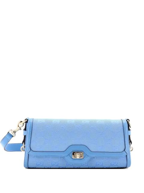 Gucci Pre-Owned Luce Canvas Small shoulder bag Blue AOSELEI1TTNMBQ31