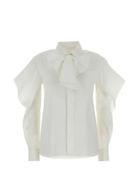 sacai ruffled shirt White 2608327