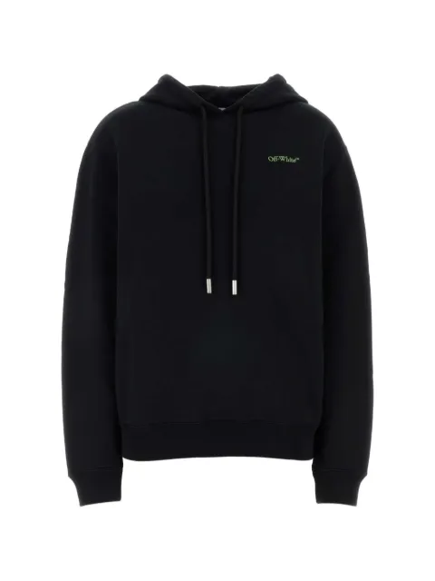Off-White logo-detail hoodie Black 2BB035S26FLE003