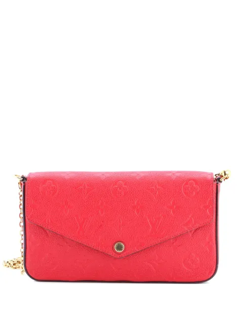 Louis Vuitton Pre-Owned Felicie Pochette Monogram Empreinte Leather crossbody bag Red C70VXV9RI7E9FGD5