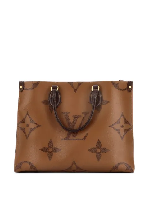 Louis Vuitton Pre-Owned OnTheGo Reverse Monogram Giant MM tote bag Brown 1PDYHG9E0Z9Y97TE