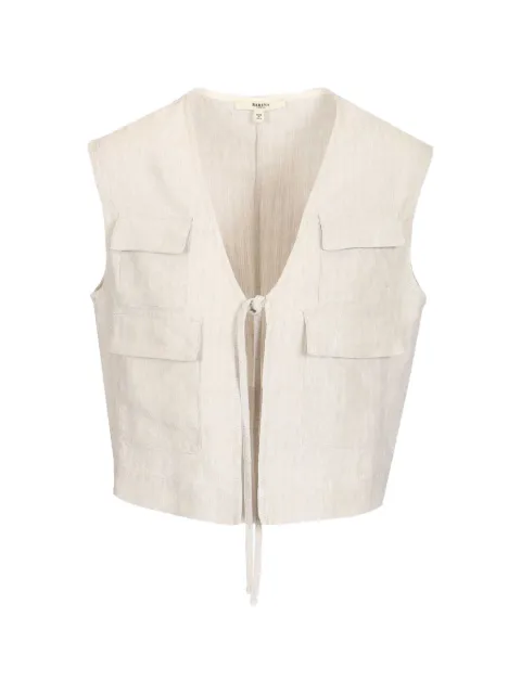 Barena pocket V-neck gilet Yellow GLD5519