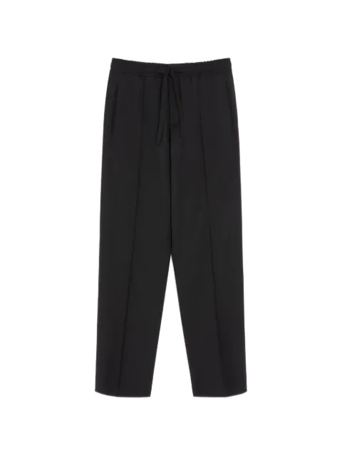 Valentino Garavani VLogo Signature drawstring wool trousers Black VRBN3225S