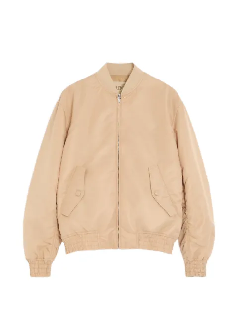 Valentino Garavani zip-up bomber jacket Neutrals VCIR45BET