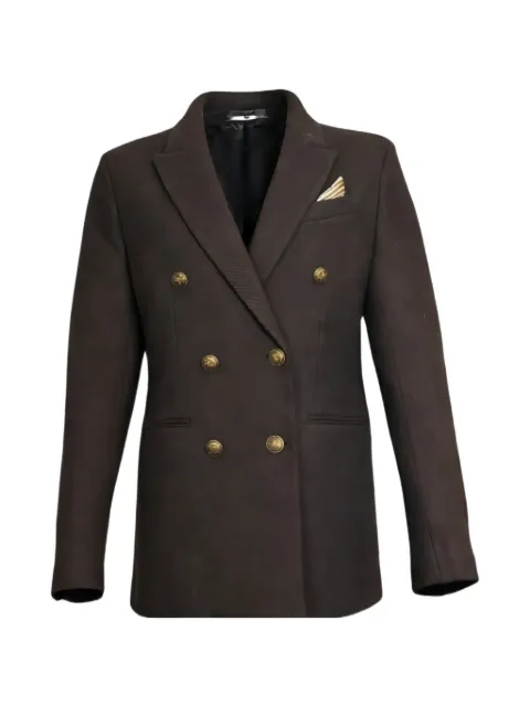 Circolo 1901 double-breasted blazer Brown FD37228262