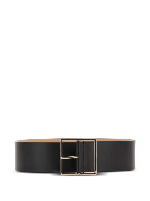 Max Mara square-buckle wide belt Black 2614501012600