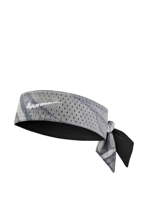 Nike Dri-fit reversible printed head tie Grey N1003039915