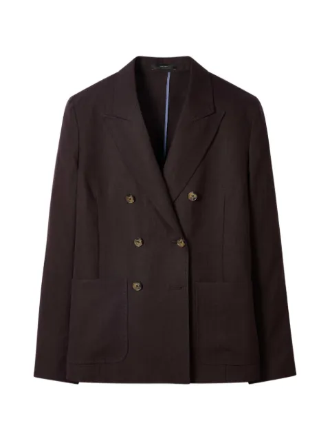 Paul Smith double-breasted blazer Brown W1R369JUV01427