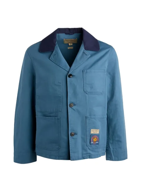 Ceccarelli workwear pocket jacket Blue 6098BMSLATE