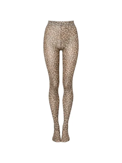Swedish Stockings Sofia leopard-print tights Neutrals SOFIAMIXED