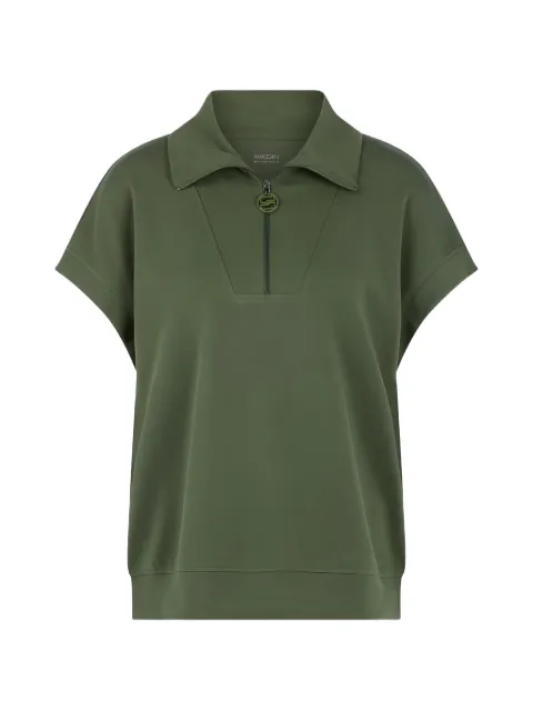 MARCCAIN zip-up polo shirt Green AS4859J58