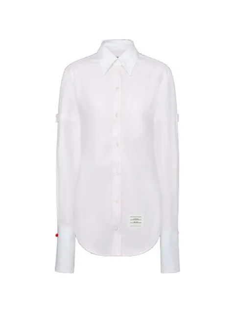 Thom Browne armband poplin shirt Pink FLR005CF1004