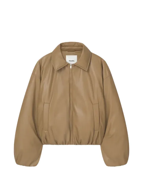 Nanushka Asger balloon jacket Neutrals NU25PFJK10166