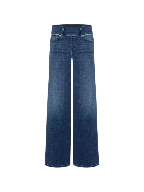 Cambio elasticated-waist wide-leg jeans Blue 9181009200