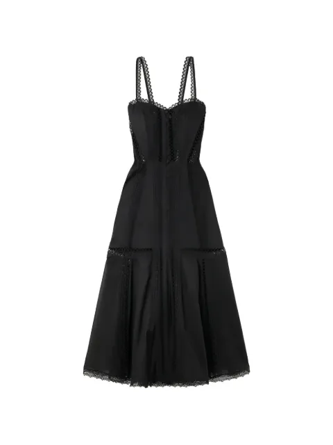 Charo Ruiz Ibiza Dafelle embroidered dress Black 261620