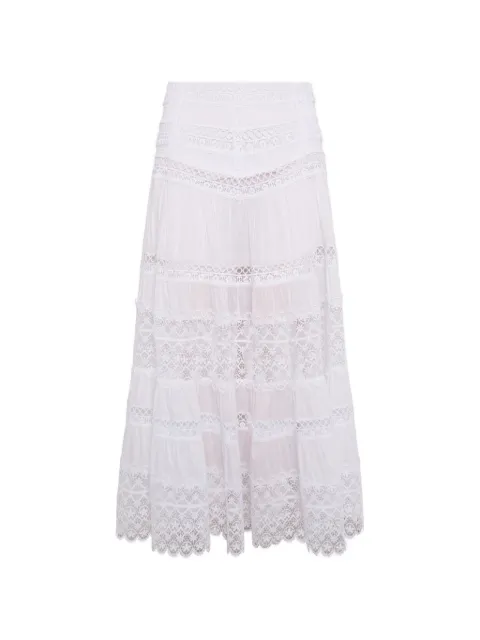 Charo Ruiz Ibiza Serza lace skirt White 261402SERZAWHITE