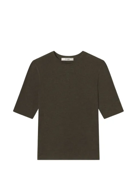 FRAME crew-neck T-shirt Green WF25JKT021