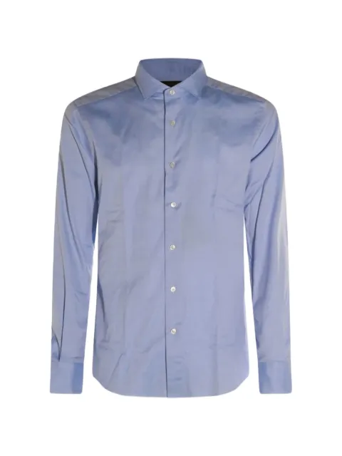 slowear long-sleeved cotton shirt Blue 5XSA00G639A