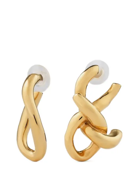 Givenchy chain link asymmetrical earrings Gold BF116KF003