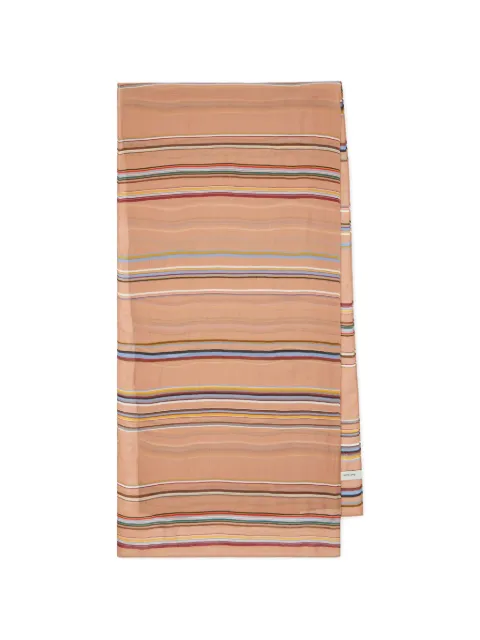 Paul Smith striped scarf Neutrals W1A250CU953
