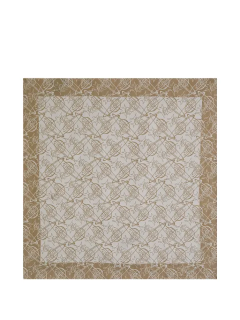 Vivienne Westwood Orb-print scarf Neutrals 81030033W01G1