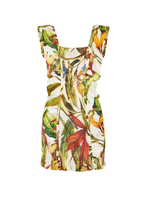 FARM Rio Florart mini dress White 348370