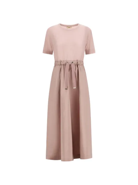 Herno drawstring-waist midi dress Neutrals AB000032D52056