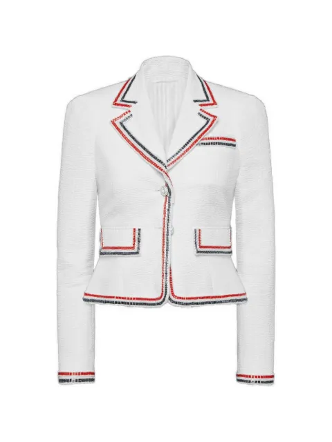 Thom Browne seersucker jacket White FBR067EF1188