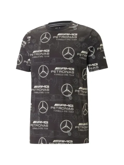 PUMA x Mercedes all-over print T-shirt Black 53848001
