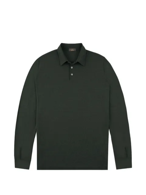Zanone slim-fit polo shirt Green 815132ZG380