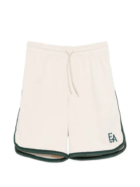 Emporio Armani embroidered trim shorts Neutrals EM004875AF23208