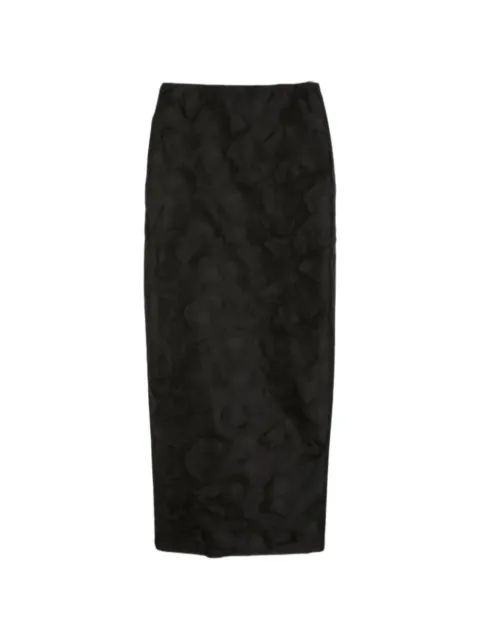 Max Mara Adepto ruffled maxi skirt Black 2611101273600