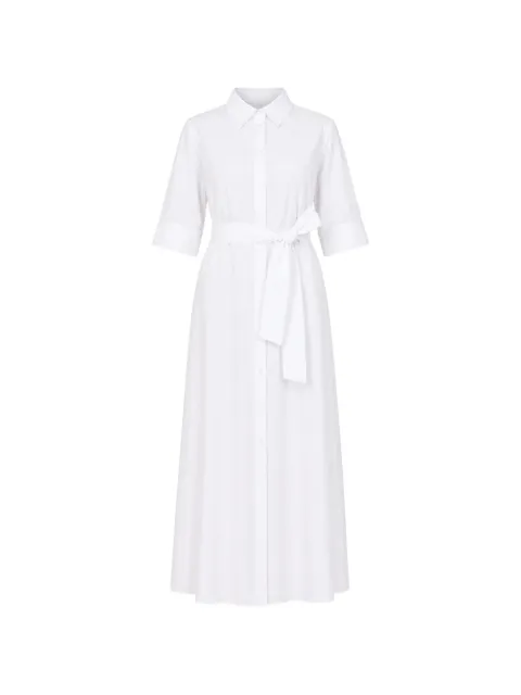 Max Mara belted button-down maxi dress White 2616221029600