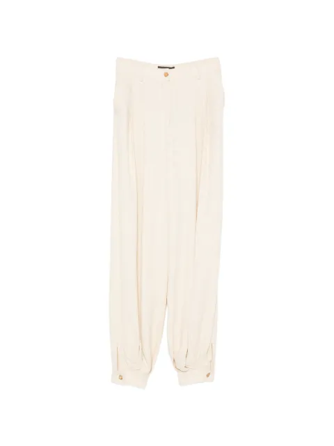 ETRO pleated cuffed trousers Neutrals WREA008399TJ447
