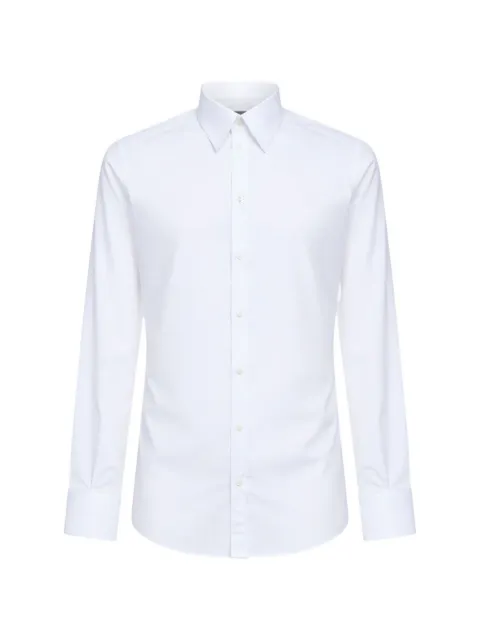 Dolce & Gabbana button tailored collar shirt White G5ML1TFU5T9