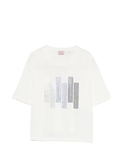 EMME embellished T-shirt White TESSILE