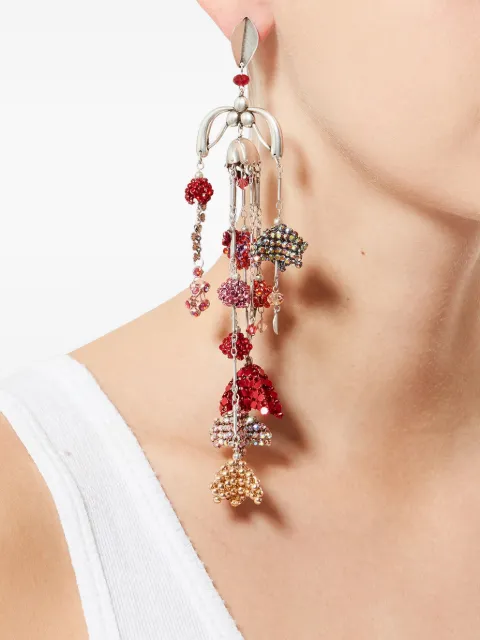 ISABEL MARANT single beaded charm earring Silver BL0302FAD2B09B