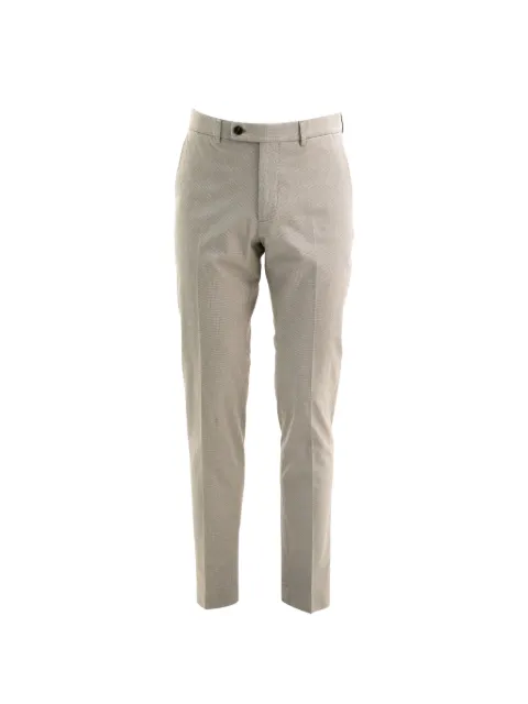 Incotex pressed-crease tailored trousers Neutrals 1W009990477