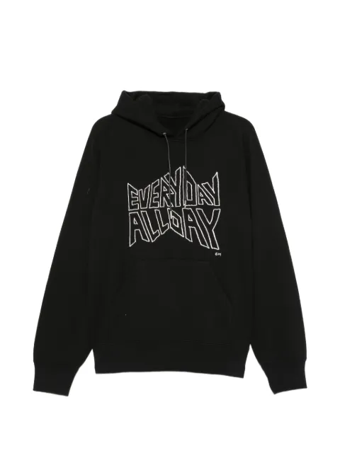sacai x Geoff McFetridge print hoodie Black 2601123S