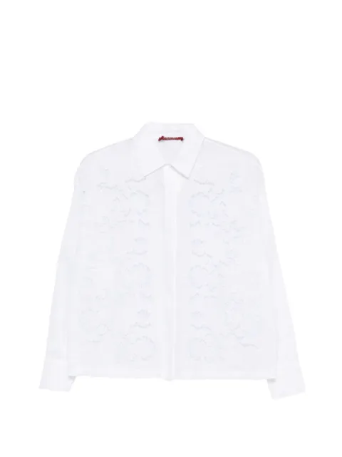 Max Mara Cali lace shirt White 6111016206031
