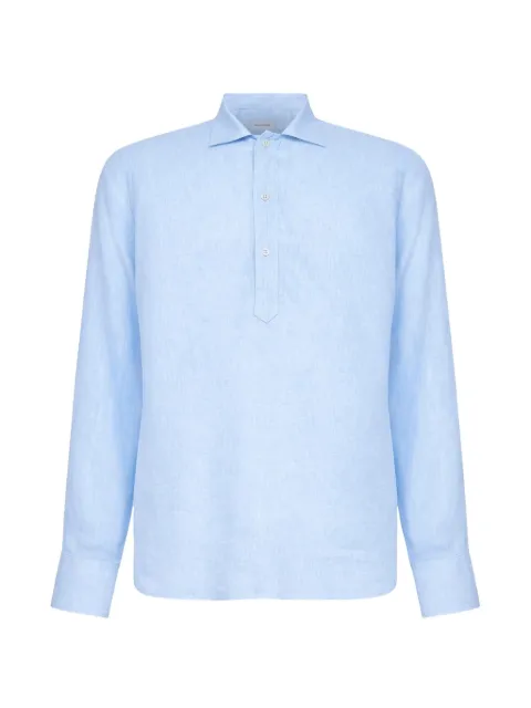 Tagliatore half-button polo shirt Blue DUSTINNS740005I011
