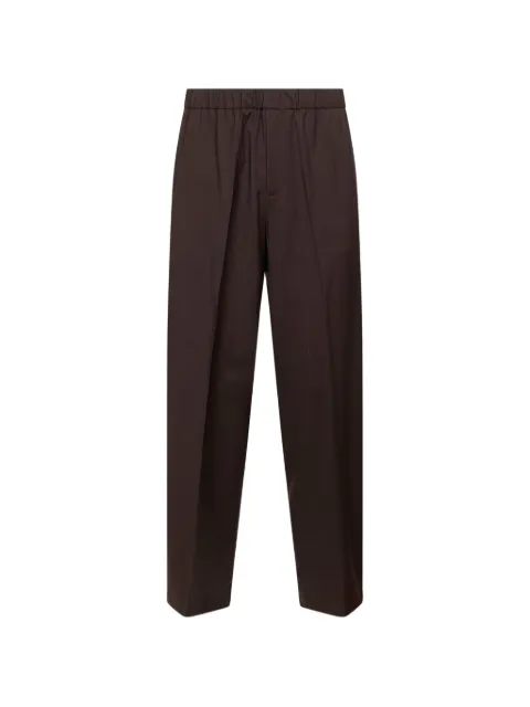 Costumein elasticated trousers Brown PAJAMATIMISOARA1127