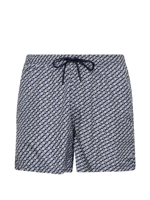 Tagliatore geometric-print swim shorts Blue HONOLULUPENTE2602NAVY