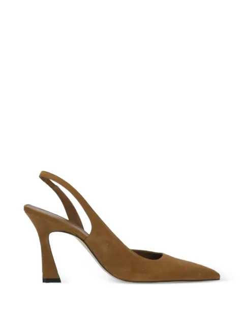 Stuart Weitzman Vinnie slingback suede pumps Neutrals VINNIE85DRSAYSLINGBACK