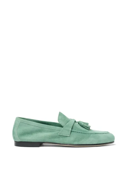 Scarosso Luisa tassel-detail loafers Green LUISALOAFJGRSUED