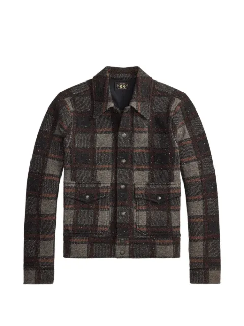 Ralph Lauren RRL check shirt jacket Black 782P14554