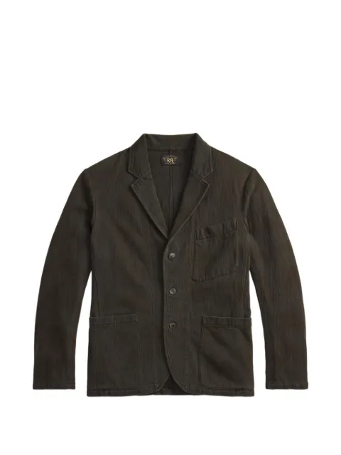 Ralph Lauren RRL herringbone-pattern blazer Green 782P14461