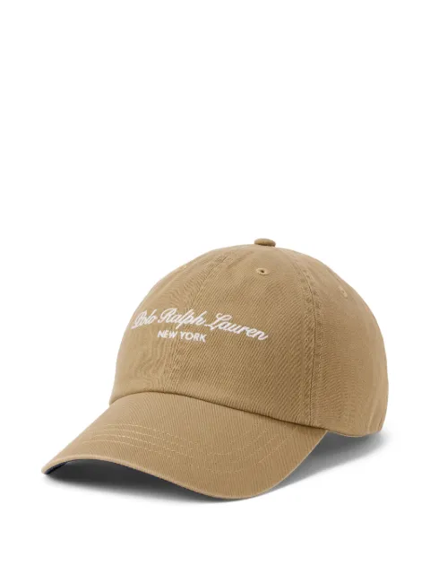 Polo Ralph Lauren logo-embroidered cotton-twill cap Brown 710B26761002